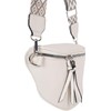 styleBREAKER 02012401 Women's Half Moon Crossbody Shoulder Bags Plain Adjustable