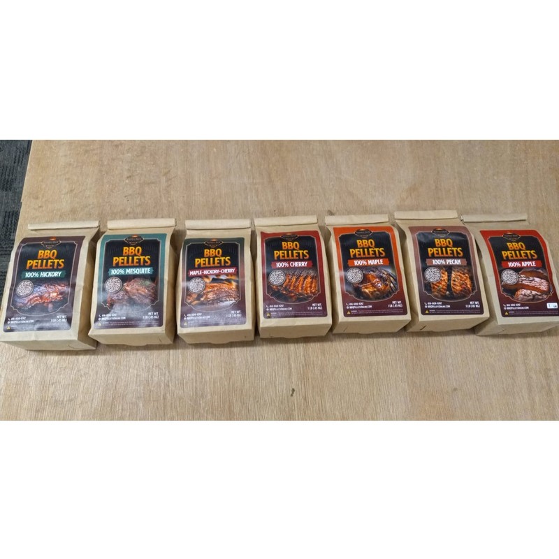 Lumber Jack BBQ Pellet 7 Varieties Pack - 1 Pound