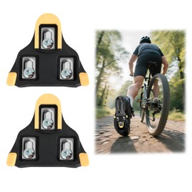 2 Bicycle Cleats Compatible with SPD-SL Cleats, Bicycle Shoe Screws Set Made of Metal Material, High Quality and Durable, Suitable for 3-Hole Shoes, Indoor Outdoor Road Bike Accessories