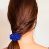 Rugby Hair Scrunchy - Blue/White | Stylish & Versatile Hair