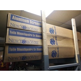 New York Wire 48" x 84" Bright Aluminum Screen 2 Pieces Cut From Bulk Roll. USA