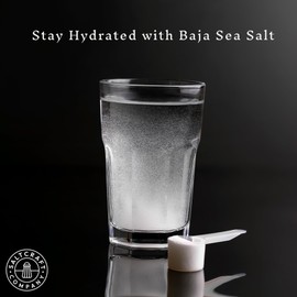 SaltCraft Co - Baja Sea Salt, Coarse Grain Crystals, Low Sodium 30% | Perfect for Hydration & Cooking | Kosher Certified & Mineral Salt | Non-GMO - 16 Ounce