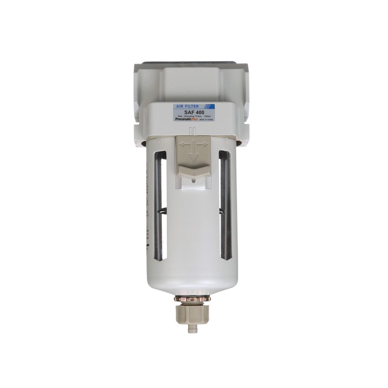 PneumaticPlus SAF400-N04B Compressed Air Particulate Filter 1/2" NPT, 10 Micron