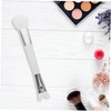 IWOWHERO 2pcs Dual-end Nose Contour Brush Soft Bristle Highlighter U-shaped