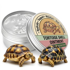 ropto Tortoise Shell Conditioner for Polish Cleaner - Tortoise Shell Balm Wax Restore Shine Repair Care for Sulcata, African Spurred, Russian, Hermann's 2.6 Oz