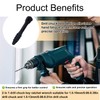 BOXOB 2-in-1 Ratchet Drill Chuck Key Wrench, Dual-Head Drill Chuck