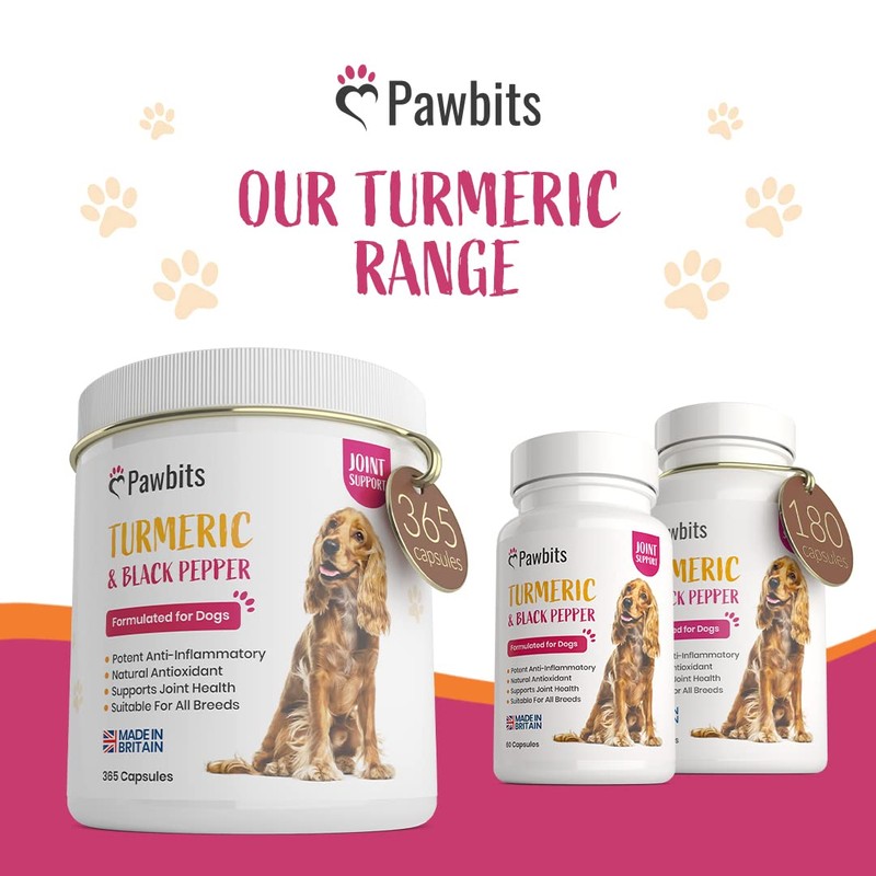 365 Turmeric for Dogs with Active Bioperine Black Pepper |