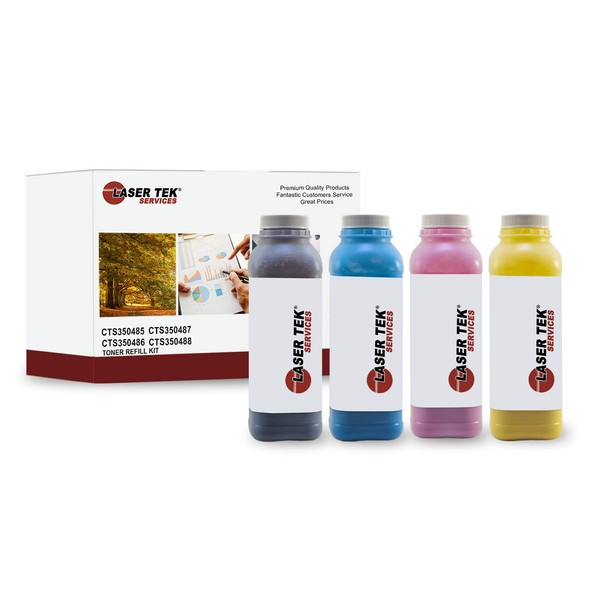 Laser Tek Services Compatible Toner Refill Kit Replacement for Xerox