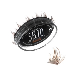 Lashify Star Burst 10mm Gossamer DIY Eyelash Extensions Refill, The Ultimate Multi-Length Multi Layered Lash, Chocolate Color, Easy False Lashes