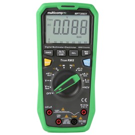 Digital Multimeter, Handheld, True RMS. 10A, 1kV