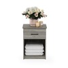 Furinno Tidur Nightstand, French Oak Grey