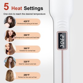 Adjustable Temperature Corn Clipper Wide Plate Iron Fluffy Electric Clipper