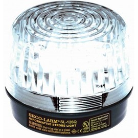 SECO-LARM SL-126Q/C Clear Security Strobe Light