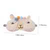 Outanaya 2Pcs Cartoon Animal Eye Masks Plush Eye Covers for