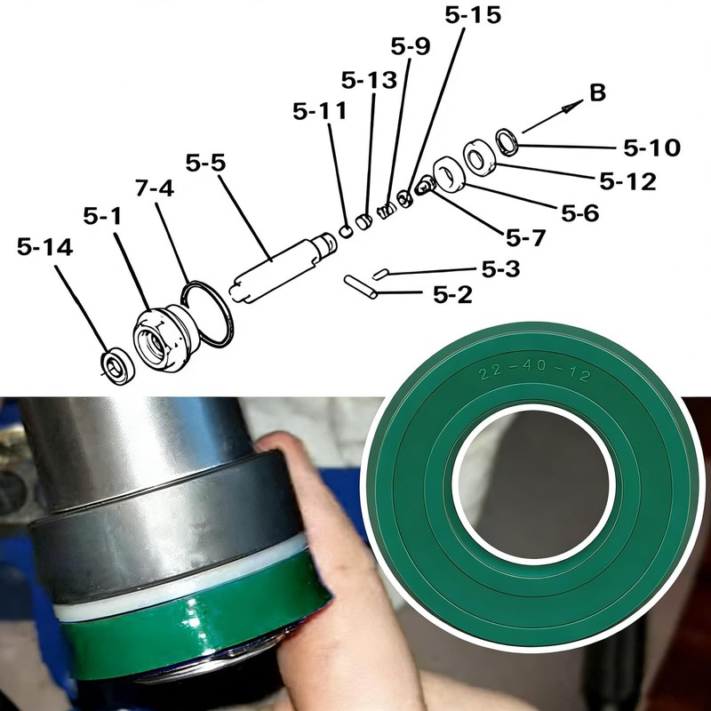 2 Ton Floor Jack Hydraulic Jack Piston U-Cup Seal Replacement