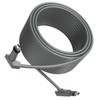 Rectangular Satellite Replacement Cable Waterproof Satellite Extension Cable Grey with