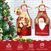 WEILAOK Christmas Cooking Apron, Christmas Apron, Cooking Aprons, Long Adjustable