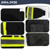 JHPAZUJA High Visibility Winter Safety Jackets for Men Waterproof-Warm Reflective