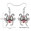 NEWEI Cute Enamel Whale Octopus Jellyfish Shark Earrings Seahorse Beach
