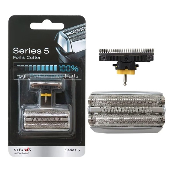 2024 Upgraded 51S Silver 8000 Series Shaver Foil Replace Head