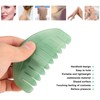 Massage Comb Scalp Care Relax Handheld Portable Jadestone Gua Sha