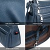 Over Earth Leather Crossbody Bag for Women Soft Multi Pockets