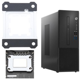 Create idea AM5 CPU Holder AM5 Anti-bending Contact Frame with 4Pcs Screws & 1x Screwdriver Corrective Anti-Bending Fixing Frame 75x56mm/ 2.95x2.2in Silver