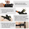 Revolving Punch Plier Kit, XOOL Leather Hole Punch Set for