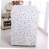 KOMBIUDA 54x54x82cm Flower Pattern Washing Machine Cover Waterproof Sturdy Protects