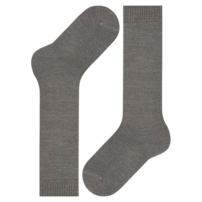 Falke Girls 11488 Comfort Wool Kh Stockings Grey (Dark Grey