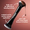 Camo Liquid Bronzer & Contour Duo Brush