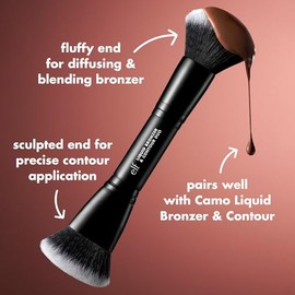 Camo Liquid Bronzer & Contour Duo Brush