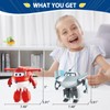 Super Wings Transformable Toys Playset, 5 in Jett and Traver