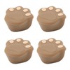 12 Pcs Corner Protector Cat Paw Shape Silicone Material 3.8x3.8x1.9cm
