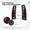 AUTOWIKI Tail Lights Fit for 1988-1999 Chevy GMC C/K 1500