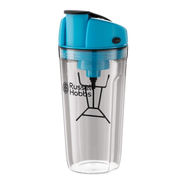 Russell Hobbs InstaMixer, Electric Sports Drink Mixer, 600 ml, BPA-Free, Powder Compartment, Protein, Protein, Fitness, Diet & Cocktail Shaker 24880-56
