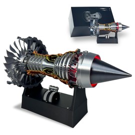 HI-REEKE Jet Engine Model Kit, TR900 Turbofan Aircraft Engine Model 3D Printing Toy for Teen(Assembly Version)