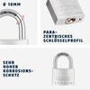 ABUS Titalium 64TI/60 Padlock - Cellar Lock with Special Aluminium