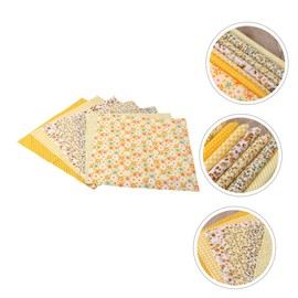 OHPHCALL 7pcs Cotton Floral Fabric Set for DIY Crafting Patchwork Quilting Material Small Flower Design for Sewing Projects and Quilting Supplies