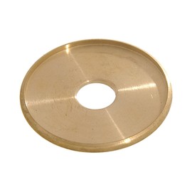B&P Lamp® 1 1/4" Seating Ring, Turned Brass B & L Finish, 1/4 IP Slip