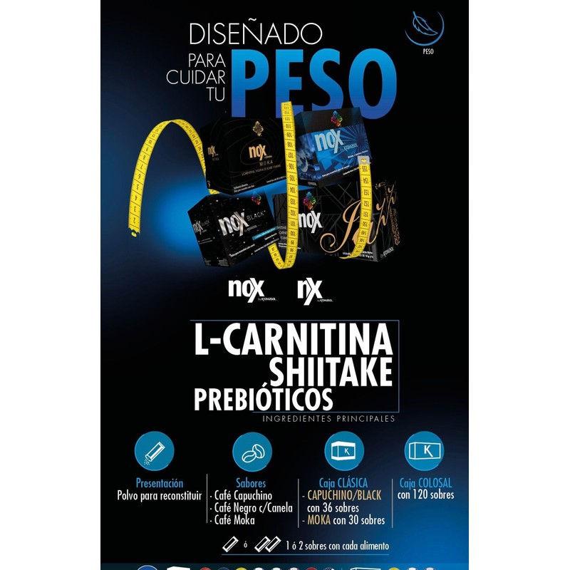 Kromasol Nox Black By kromasol, polvo para reconstruir sabor cafe