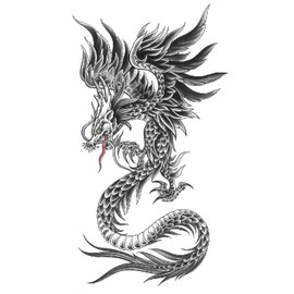 Dragon Tattoo Dragon Tattoo Fake Tattoo Temporary Tattoo XQB (XQB602)