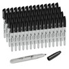 Buecs Permanent Markers, 60 Count Ultra Fine Point Black Permanent