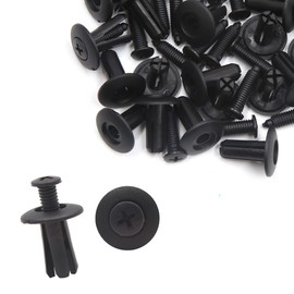 A ABSOPRO Screw Rivet Splash Fender Panel Push Type Retainer Clip (Set of 20)