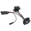 Bluetooth 5.0 AUX IN Audio Cable Adapter with Microphone Replacement