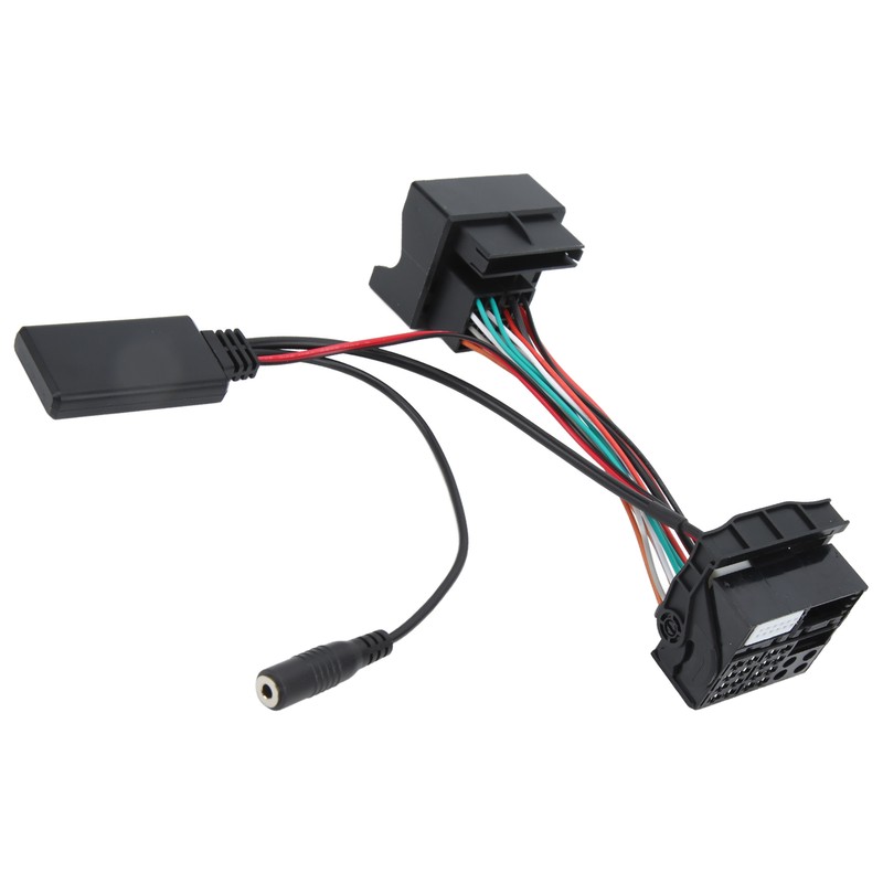 Bluetooth 5.0 AUX IN Audio Cable Adapter with Microphone Replacement