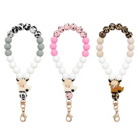 MORSUNBELA Phone Chain Beads Hand Wrist Strap Lanyard Phone Charm Universal Bracelet Key Chain Short Wrist Phone Chain