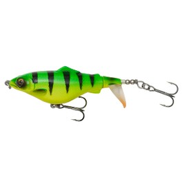 Savage Gear Hard bait for pike fishing, 8 cm, 12 g, 3D fat smashtail floating, colour: firetiger