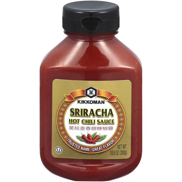 Kikkoman Sriracha Hot Chili Sauce, 10.6 Ounce -- 9 per case.