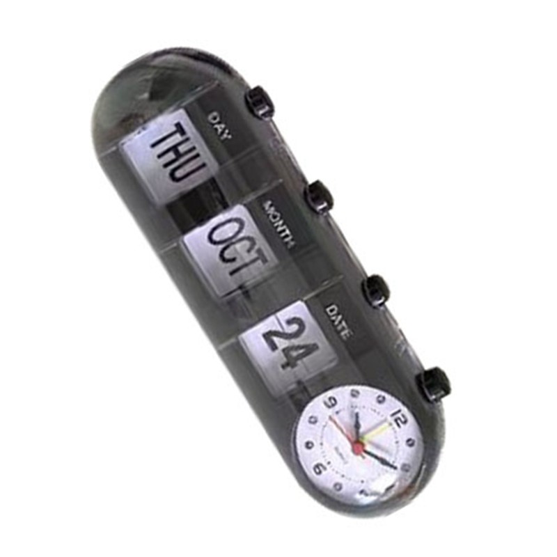 Calendar Alarm Clock Innovative Shape Decorative Jump Desktop Clock for